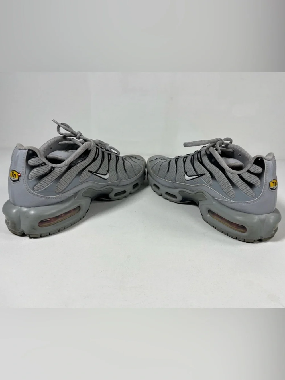 SOLD Nike Air Max Plus Tn Wolf Grey Sneakers Shoes 852630-021 Men’s 10 - Picture 10 of 14